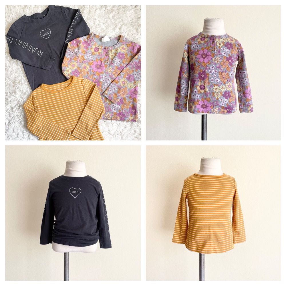 Cotton On Kids | Long Sleeve Tee Bundle (3)